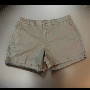 Magellan Outdoor Women's Tan Shorts Made For Comfort Cotton Everyday Wear NWT